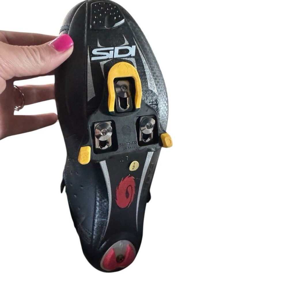 Sidi Genius 7 road cycling shoes in Black (BLK), size EUR 43.5 (US 9.5) - Picture 6 of 12